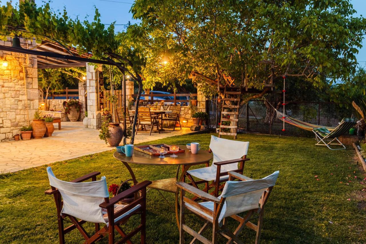 Petalidi Olive Garden Stone House Near The Beach Екстер'єр фото