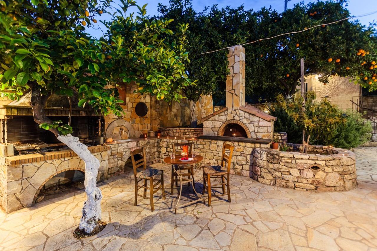 Petalidi Olive Garden Stone House Near The Beach Екстер'єр фото